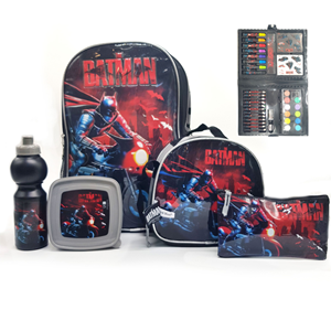 ست 45 در 1 کوله پشتی 46 سانتی بتمن The Batman مدل Promotion Items 45 in 1 - The Batman_کوله پشتی